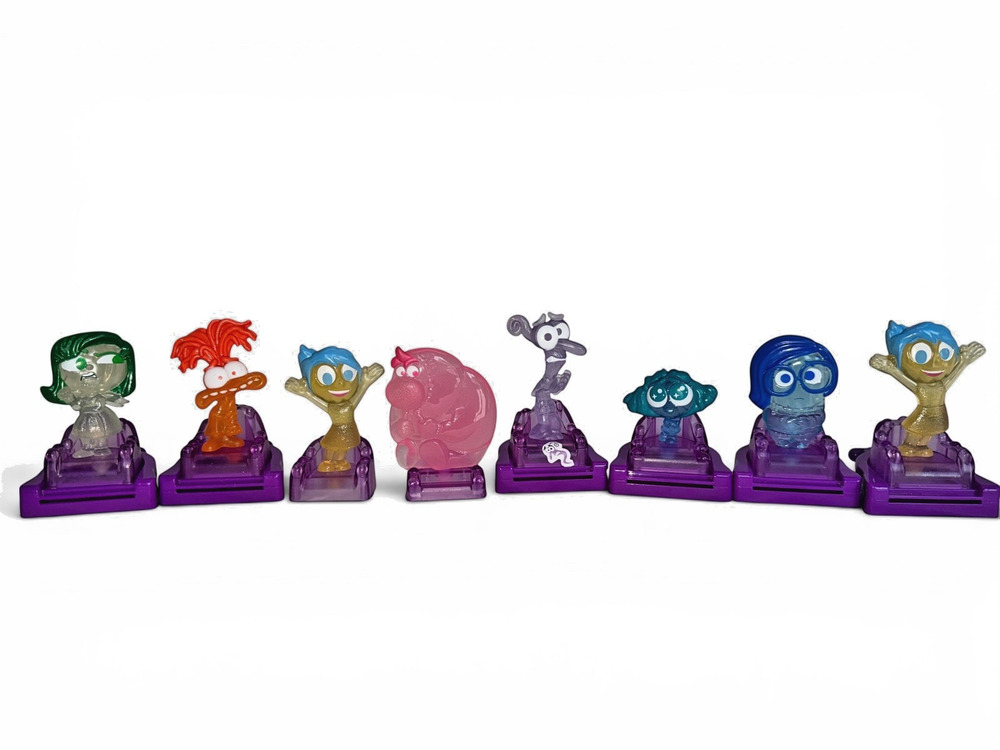 Disney Pixar Inside Out 2 McDonalds Happy Meal Toy Lot 9 Anxiety Joy Sadness
